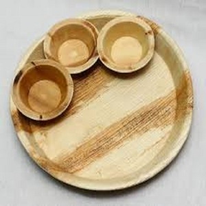 Plats et assiettes légers et écologiques en feuilles d'areca Conception de plantes durables pour les aventures en plein air pour les ustensiles de cuisine de camping - Product Image 4