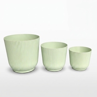Décoration d'intérieur et d'extérieur, pots de fleurs de jardin avec lignes, pot de plantation de bureau, jardinières modernes
