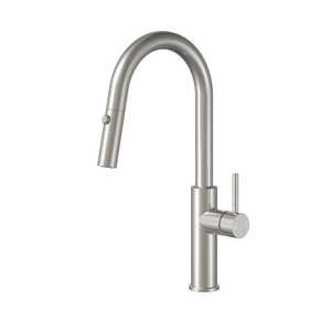 Grifo extraíble Flexible de cromo de cerámica moderno Grifo de cocina de agua fría y caliente con rociador extraíble Cocina - Product Image 1