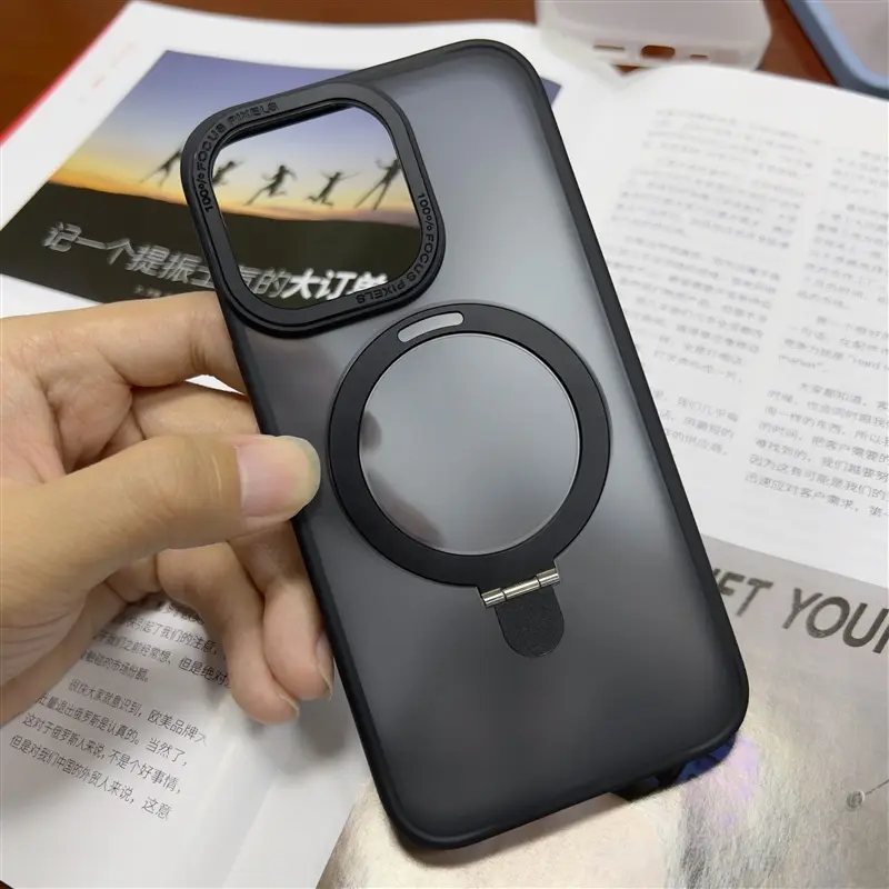 Wireless Charging Magnetic Phone Accessories Ring Stand Phone Case Holder For phone 12 13 14