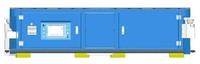 AGV de levage robuste 60T pour la manutention de conteneurs de stockage d'énergie, avec suspension servo-hydraulique basse tension, omnidirectionnel, IP65
