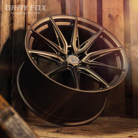 GRAYFOX Jantes en aluminium personnalisées bronze mat 5x112 5x120 5x114.3 18 19 20 21 pouces, roues forgées pour BMW X5 Audi AMG Porsche Model 3