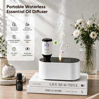 Diffuseur d'air sans eau rechargeable par USB pour la maison et le bureau, avec logo personnalisé, minuterie intelligente, atomiseur d'huiles essentielles pour petits espaces