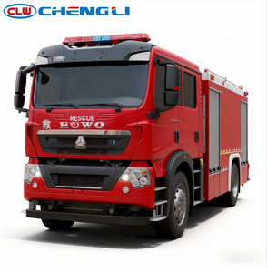 <span class=keywords><strong>Camion</strong></span> de lutte contre l'incendie HOWO 8X4 haute capacité de 25 tonnes avec réservoir d'eau de 21 000 L et réservoir de mousse de 4 000 L pour les interventions d'urgence en cas d'incendie - Product Image 2