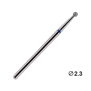 टोबूम नाखून ड्रिल बिट्स राउंड बॉल डायमंड ड्रिल बिट्स 2.<span class=keywords><strong>3</strong></span> मिमी मध्यम मोटे मोटे ग्रिट रोटरी बर्स। - Product Image 1