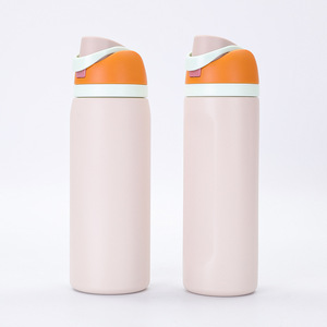 Borraccia Personalizzata <span class=keywords><strong>con</strong></span> Logo, Bottiglia d'Acqua in Acciaio Inox, Tumbler Personalizzato <span class=keywords><strong>con</strong></span> <span class=keywords><strong>Beccuccio</strong></span> e Coperchio <span class=keywords><strong>con</strong></span> Cannuccia, Tazza Sportiva Isolata Sottovuoto <span class=keywords><strong>con</strong></span> Manico - Product Image 6