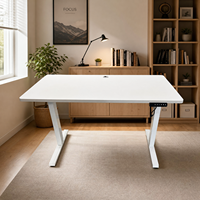 Bureau debout électrique réglable en hauteur avec écran LED numérique et commande à une touche pour bureau à domicile moderne et salle d'étude