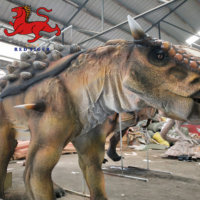 DC-7 costume de dinosaure En Caoutchouc robot costumes marche réaliste avec jambes cachées