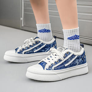 รองเท้าผ้าใบสไตล์ฮาร์เบอร์สำหรับผู้ชาย รุ่นซัมเมอร์ 2026 - ผ้าเดนิม ระบายอากาศได้ดี รองเท้าลำลองแบบสปอร์ต - Product Image 5