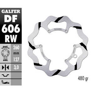 Galfer Race freno anteriore disco Husaberg TE 300 11-14 - Product Image 1