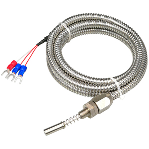 Sonde de tuyau métallique à thermistance Pt100 pour la mesure de la température de surface des roulements de moteur extensibles - Product Image 1