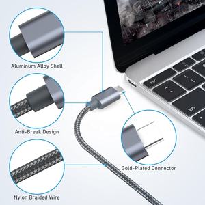 Câble audio vidéo tressé <span class=keywords><strong>4K</strong></span> USB C vers HDMI pour MacBook Pro et iPad Pro et <span class=keywords><strong>Samsung</strong></span> et plus - Product Image 3