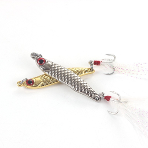 เหยื่อตกปลาแบบช้อน ใช้คู่กับเบ็ดแบบมีร่องสำหรับตกปลาในน้ำจืดและน้ำเค็ม เช่น ปลากะพง - Product Image 1