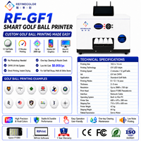 Imprimante UV intelligente pour balles de golf Refinecolor, petite machine d'impression de balles de golf, personnalisation de 12 balles de golf en une seule fois, facile à utiliser pour les magasins de golf