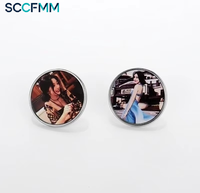 SCCFMM 60 piezas Botones de sublimación para transferencia térmica, base en blanco para coser, para manualidades DIY