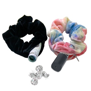 Cerniera scrunchie Safe/Hair bun ties Secret Pocket pony tails women Diversion safes | - Product Image 4