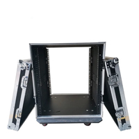 Boîte d'aviation professionnelle à double porte amplificateur Console de mixage sonore boîtier d'armoire résistant aux chocs 10U12U16U20U série de mallettes à outils