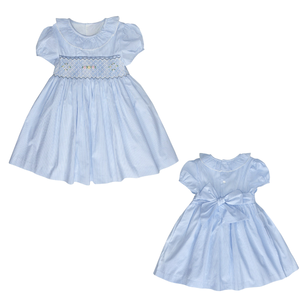 Elegant Hand Smocked <strong>Dress</strong> <strong>Kids</strong> ODM OEM Smocked Bishop <strong>Dress</strong> Wholesale Smocked Children Clothing Girl <strong>Dresses</strong> - Product Image 3