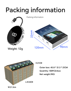 CarPlay Android Auto sans fil universel, comprend un câble USB pour iOS Android, port Type-C, adaptateur 2 en 1 - Product Image 6