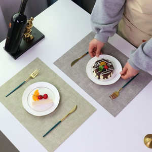 Manteles de Cuero Lavables y Ecológicos, Tazas de Té, Manteles con Diseño de Tela, Manteles para Mesa de Comedor, Manteles Aislantes del Calor, Manteles Occidentales - Product Image 3