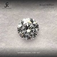 Diamante Cultivado en Laboratorio con Corte Brillante Redondo, DEF VVS VS, Certificado IGI, Diamante Suelto de 0.3 a 5 Quilates, Corte Excelente, Venta al por Mayor, OEM, ODM