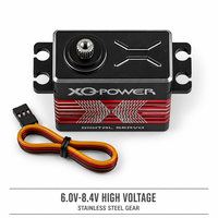XQ-POWER XQ-BLS8125D Servomoteur numérique brushless étanche à couple élevé 25KG 0.07s rapide avec boîtier CNC pour drone RC UAV 8.4V