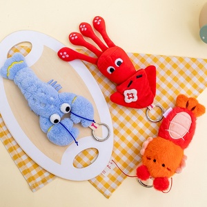 Lindos Peluches de Dibujos Animados: Patas de Pollo, <span class=keywords><strong>Cangrejo</strong></span> Gordo y Camarón <span class=keywords><strong>Mantis</strong></span>, Colgantes de Juguete, Llaveros para Mochila - Product Image 4