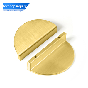 <strong>Black</strong> Modern Metal Aluminium Alloy Wardrobe Pull Handle Cabinet <strong>Door</strong> Aluminum Golden Handles and <strong>Knobs</strong> for Cabinet - Product Image 5