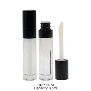 Tubes de brillant à lèvres de Noël de qualité supérieure, fournisseurs de tubes de brillant à lèvres personnalisés, tubes de brillant à lèvres vides ronds de 8,5 ml avec pinceau, couleur nude personnalisée - Product Image 3