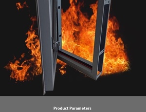 Nhà máy cửa sổ treo thấp hơn hiện đại tùy chỉnh cách âm hợp kim thép mô hình mở ngang - Product Image 5