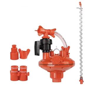 Nuevo HENGYUN HYJR LÍNEA DE bebedero de pezón de pollo regulador de presión de flujo de agua plástico ajustable + acero inoxidable - Product Image 3