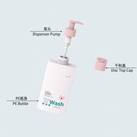 Bouteilles plates carrées en plastique PE personnalisées, 250 ml, 500 ml, vente en gros pour contenants de shampoing, savon liquide