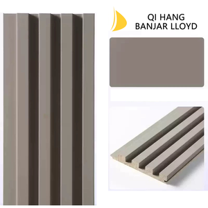 Panneau mural décoratif pour téléviseur en bois massif, moderne, résistant à l'humidité, antidérapant, à grille concave-convexe, pour la maison, grande muraille - Product Image 2