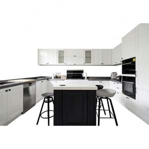 Foshan Wholesale Modern Grey Matt Custom Modern Design Kitchen Unit With Lacquer Door for Home - Product Image 2