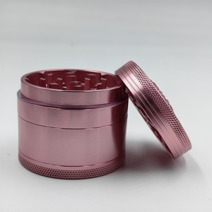Broyeur à herbes en métal personnalisé en alliage de zinc et aluminium, 40mm, 50mm, 63mm, 75mm, 100mm, accessoire pour fumeurs - Product Image 2