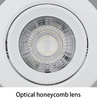 Spot LED encastré rond moderne, orientable, 3W 5W 7W 9W, blanc, éclairage commercial, décoration