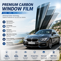 Film teinté pour pare-brise de voiture 70% VLT, film céramique nano, isolation thermique, protection UV, film automobile