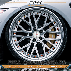 Jantes forgées brossées à profil profond Rohana RFG3 18-22 pouces 5x112 5x114.<span class=keywords><strong>3</strong></span> pour Mercedes C43 AMG <span class=keywords><strong>Golf</strong></span> R Porsche Cayman Tesla Model3 - Product Image 1