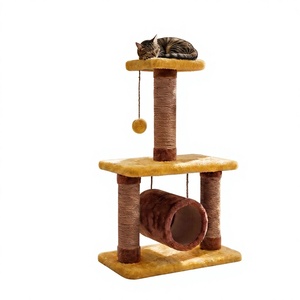 Amistar Royal Loft – Aire de jeux pour chat multi-niveaux moderne avec maisonnette tubulaire et griffoir en jute - Product Image 1
