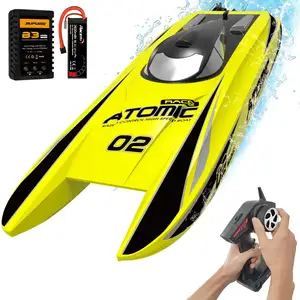 VOLANTEXRC Atomic 45mph High-Speed Brushless Remote Control RC Boat for adults (792-4) RTR