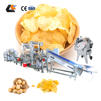 Machine industrielle de nettoyage et de découpe de pommes de terre, machine à éplucher les pommes de terre, machine à faire des chips de pommes de terre, ligne de production de chips de pommes de terre