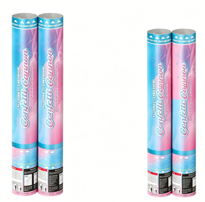 Eco-Friendly 60cm Cannoncino Spara Coriandoli in Carta per Feste di Rivelazione del Sesso del Bambino, Blu Rosa, a Cuore, per Celebrazioni di Nascita Maschio o Femmina - Product Image 6