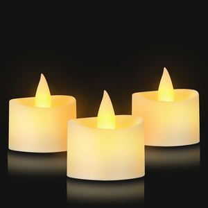 Bougies LED vacillantes sans flamme de haute qualité pour la décoration de fêtes d'anniversaire en gros - Product Image 1