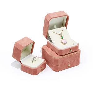 Caja de exhibición de lujo Embalaje Pulsera Collar Colgante Anillo Terciopelo Joyero para <span class=keywords><strong>tienda</strong></span> - Product Image 4
