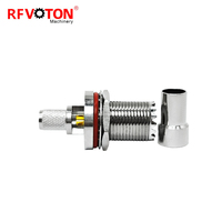 Conector RF Coaxial Impermeable PL239 UHF Hembra de Crimpado para Panel, Suministro de Fábrica, para Cable RG6 5D-FB WTR300