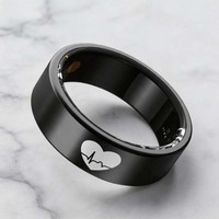Bague connectée ECG, moniteur de santé, étanche IP68, Bluetooth V5.3, fréquence cardiaque, SpO2, température corporelle, tension artérielle, charge magnétique, dispositif portable