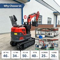 Mini-excavatrice sur roues KATOCASE 1 tonne, moteur Koop, couple élevé, couleur rubis, capacité de la benne de 0,02 m³, garantie 1 an, livraison gratuite