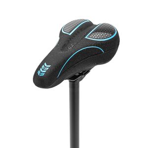 Coussin <span class=keywords><strong>de</strong></span> <span class=keywords><strong>selle</strong></span> <span class=keywords><strong>de</strong></span> vélo confortable <span class=keywords><strong>pour</strong></span> homme et <span class=keywords><strong>femme</strong></span>, rembourrage <span class=keywords><strong>en</strong></span> <span class=keywords><strong>gel</strong></span>, housse <span class=keywords><strong>de</strong></span> <span class=keywords><strong>selle</strong></span> <span class=keywords><strong>de</strong></span> vélo compatible avec le vélo d'exercice stationnaire, style simple - Product Image 5