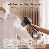 Défroisseur Vapeur Portable 1200W pour Vêtements, 4 Modes, Auto-nettoyant, Électrique, Protection Contre la Surchauffe, Idéal pour le Voyage