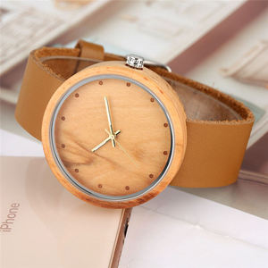 Orologi in <span class=keywords><strong>legno</strong></span> personalizzati impermeabili da uomo al quarzo naturale al 100% all'ingrosso - Product Image 3